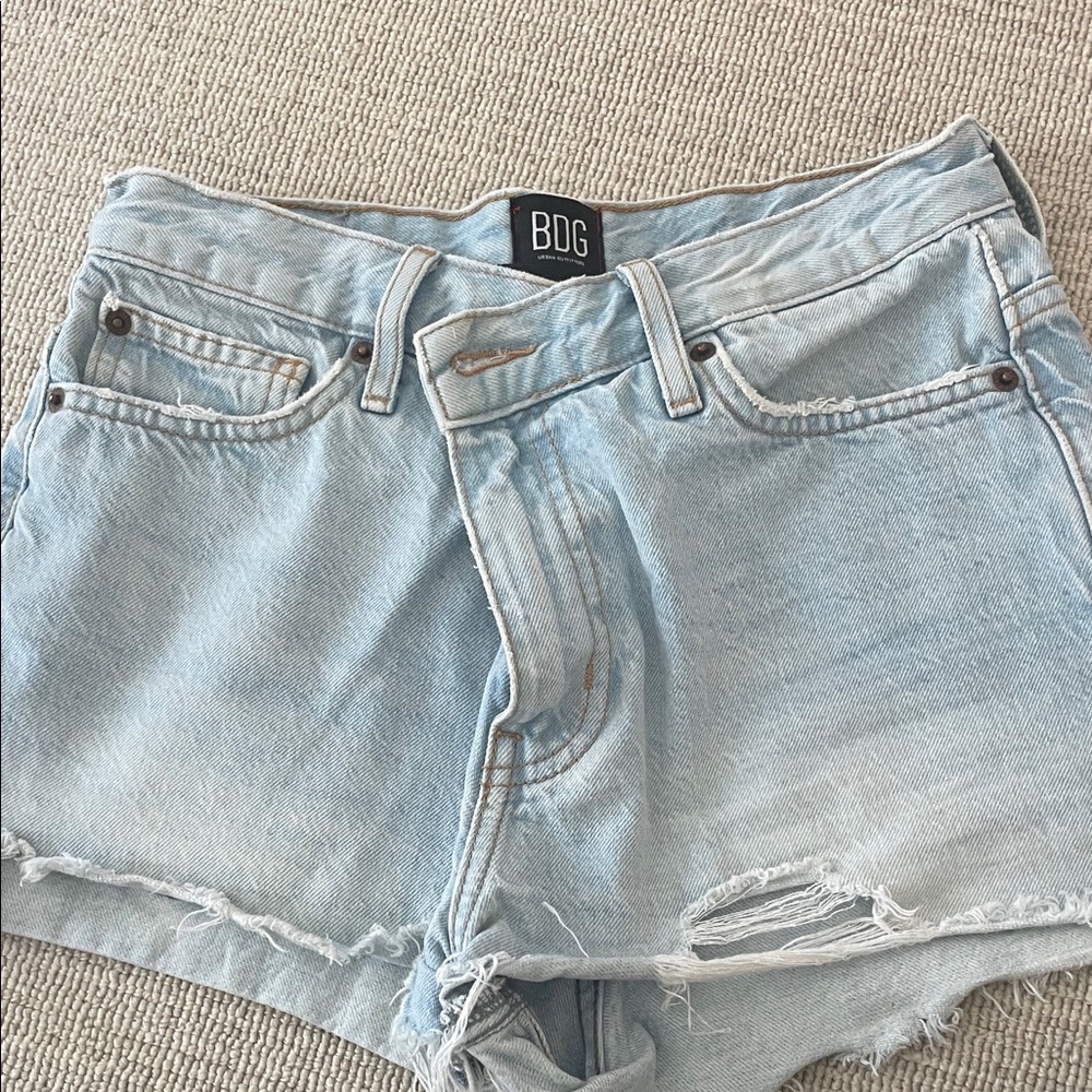 BDG Light Blue Jean Shorts
